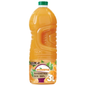 Wosana Sok Mandarynkowy 100% 3 l