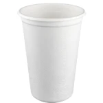 CLARINA Kubki celulozowe białe 420ml 50 sztuk