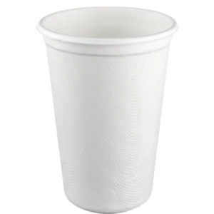 CLARINA Kubki celulozowe białe 420ml 50 sztuk