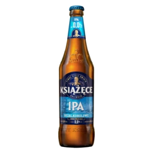 Piwo bezalkoholowe Książęce IPA 0,0% butelka 500 ml