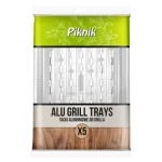 Tacka aluminiowe do grilla 5 sztuk Piknik