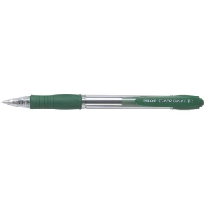 Długopis olejowy PILOT SUPER GRIP zielony PIBPGP-10R-G