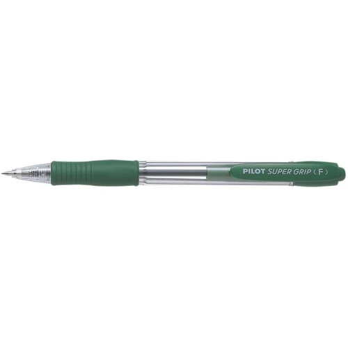 Długopis olejowy PILOT SUPER GRIP zielony PIBPGP-10R-G 46132.jpg