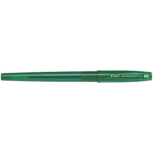 Długopis olejowy ze skuwką PILOT SUPER GRIP zielony BPS-GG-F-G
