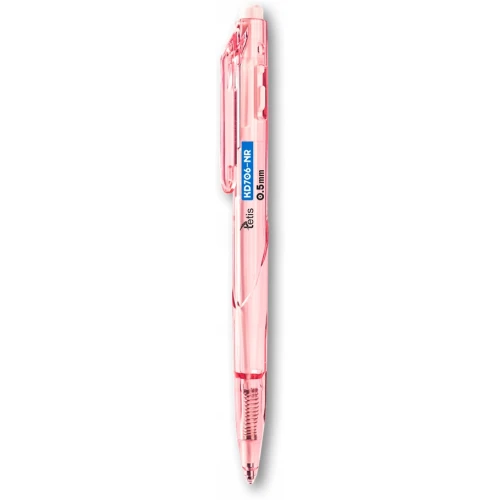 Długopis automatyczny 0,5mm niebieski różowa obudowa KD706-NR TETIS 110.jpg