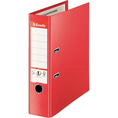 Segregator A4/80mm czerwony ESSELTE PLUS VIVIDA No.1 81183 16287.jpg
