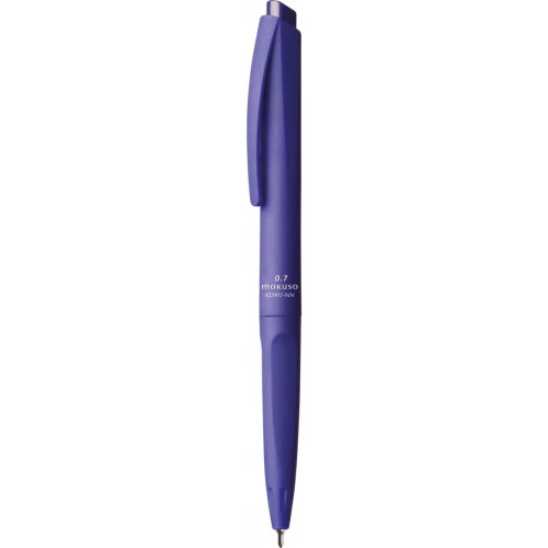 Długopis MOKUSO 0.7mm, obudowa niebieska, wkład niebieski KD911-NN TETIS 33100.jpg