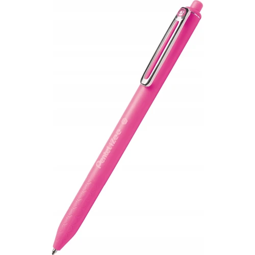 Długopis IZEE 0.7 różowy BX467-P PENTEL z tuszem low viscosity 36952.jpg