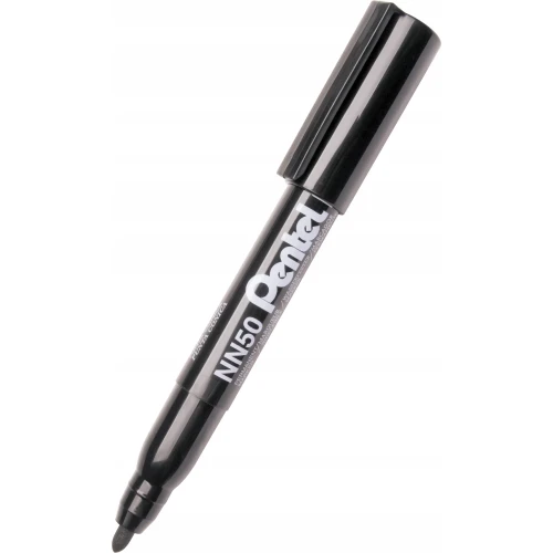 Marker permanentny NN50 czarny okrągła końcówka PENTEL 11387.jpg