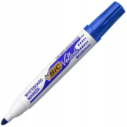 Marker VELLEDA 1701 suchościeralny niebieski BIC ECO okrągła końcówka 904938 2258.jpg