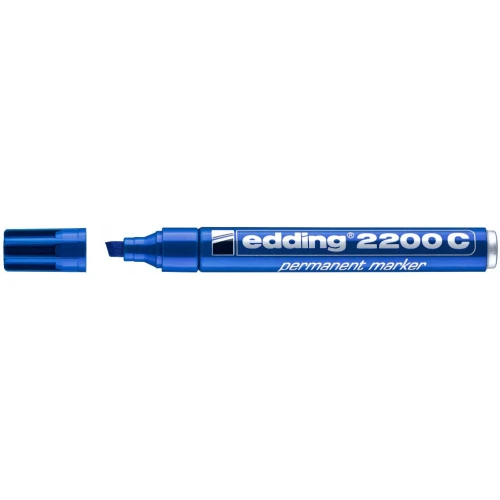 Marker pernamentny 2200/003 ścięty niebieski EDDING 1073.jpg