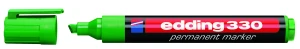 Marker edding permanentny ścięta końcówka 1-5mm zielony