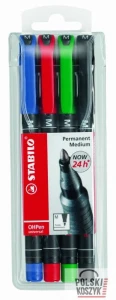 Stabilo Foliopis OHP 843 M 4 szt