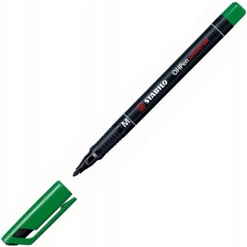 Foliopis STABILO OHPen M niezmywalny 1.0mm zielony 843/36 46399.jpg