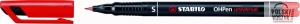 Stabilo Foliopis OHP 841/40 S czerwony