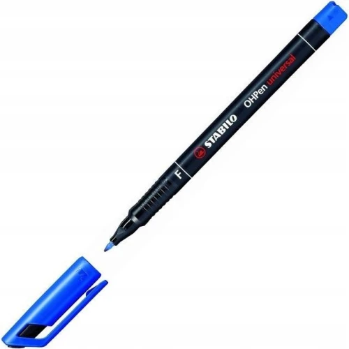 Foliopis STABILO OHPen F niezmywalny 0.7mm niebieski 842/41 32210.jpg