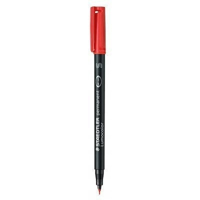 Foliopis permanentny S 313 czerwony STAEDTLER LUMOCOLOR S313-2 6770.jpg