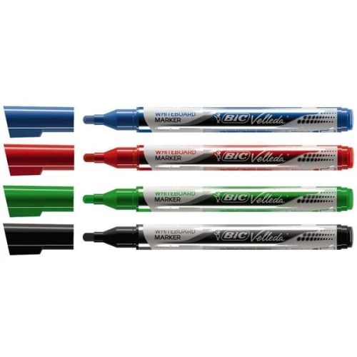Marker VELLEDA do tablic suchościeralnych zielony okrągły LIQUID INK POCKET 902090 BIC 4924.jpg