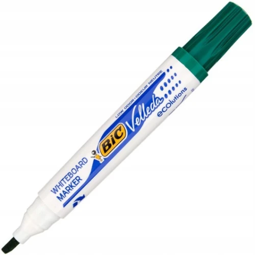 Marker VELLEDA 1751 suchościeralny zielony BIC ECO ścięta końcówka 904949 24184.jpg