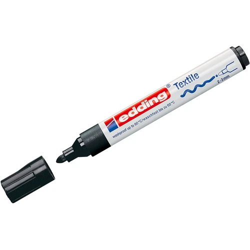 Marker do tkanin 4500 czarny 3mm 4500/001/C EDDING 24886.jpg