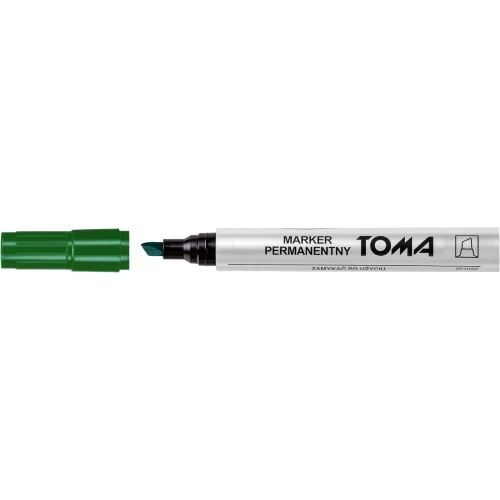 Marker permanentny ścięta końcówka zielonyTO-091 TOMA 28015.jpg
