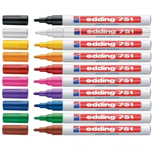 Marker lakierowy 1-2mm 751 srebrny okrągła końcówka 751/054/S EDDING 45500.jpg