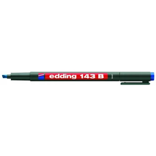Marker niezmywalny do folii 1-3mm niebieski 143B/003/N ED EDDING 50220.jpg
