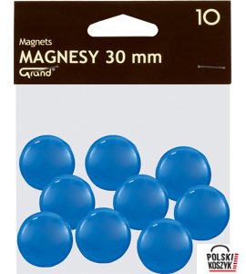 Magnesy 30mm GRAND niebieskie (10) 130-1696