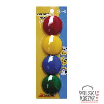 Argo Magnesy kolorowe WF-40 4 szt. 106129.jpg