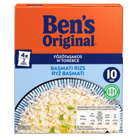 Ryż basmati Uncle Ben's 4x125 g Ryż basmati Uncle Ben's 4x125g
