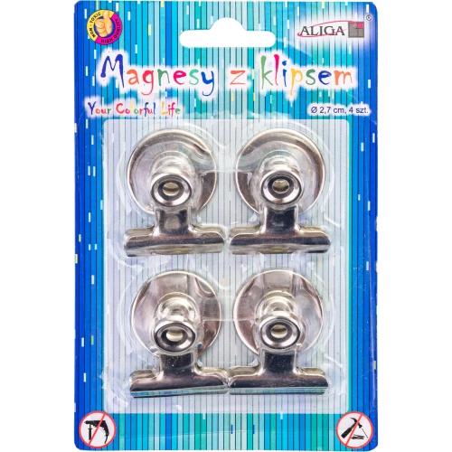 Magnesy z klipsem 4 szt, PH-5113 ALIGA 64749.jpg