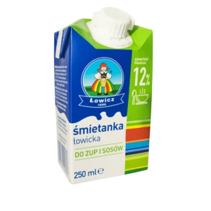Śmietanka UHT 12% 250 ml Łowicz