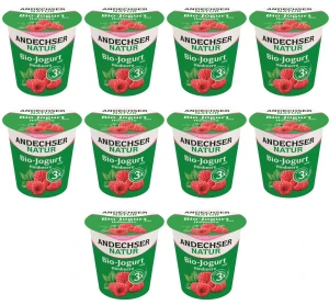 Jogurt malinowy 3,8% tł. BIO 150 g X10