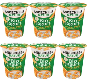 Jogurt mango-wanilia 3,8% tł. BIO 400 g X6