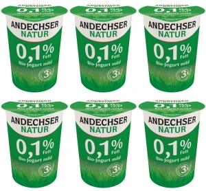 Jogurt naturalny 0,1% tł. BIO 500 g X6