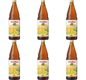 Kombucha limonka-imbir BIO 750 ml X6