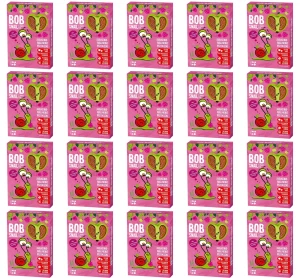 Przekąska jabłko - malina 60g X20