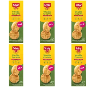 Vanilla Creams- ciastka z kremem waniliowym bez cukru BEZGL. 115 g X6