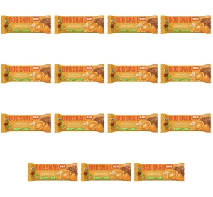 Baton Kaki-Pomarańcza z Nerkowcem i Chrupkami z komosy ryżowej  bez dodatku cukry 35 g X15
