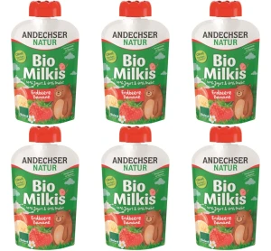 Deser jogurtowy truskawka-banan BIO 100 g X6