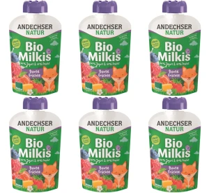 Deser jogurtowy wieloowocowy BIO 100 g X6