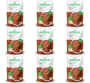 Danie czerwone curry z grzybami shitake i soczewicą BEZGL. BIO 283 g X9