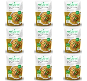 Danie żółte curry z brązowymi pieczarkami i ciecierzycą BEZGL. BIO 283 g X9