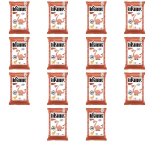 Chrupki kukurydziane Dinozaury o smaku ketchupowym BEZGL. BIO 30 g X14