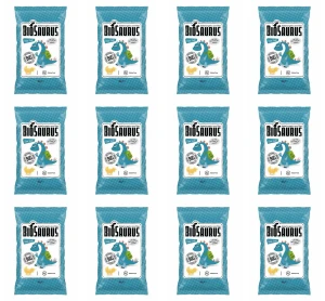 Chrupki kukurydziane Dinozaury z solą morską BEZGL. BIO 50 g X12