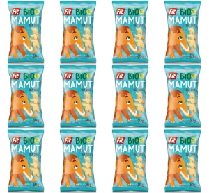 Chrupki kukurydziane z solą morską BEZGL. BIO 50 g Bio Mamut X12