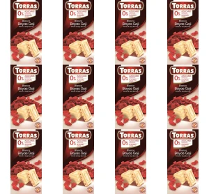 Czekolada biała z jagodami goji 75 g X12