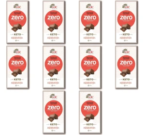 Czekolada mleczna bez dodatku cukru ze stewią KETO 100 g X10