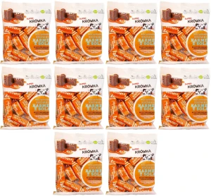 Krówki bezmleczne o smaku karmelu z solą BEZGL. BIO 150g X10