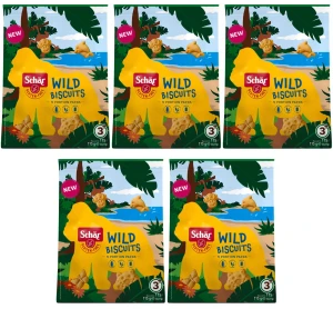 Wild biscuits- ciasteczka BEZGL. 115 g X5